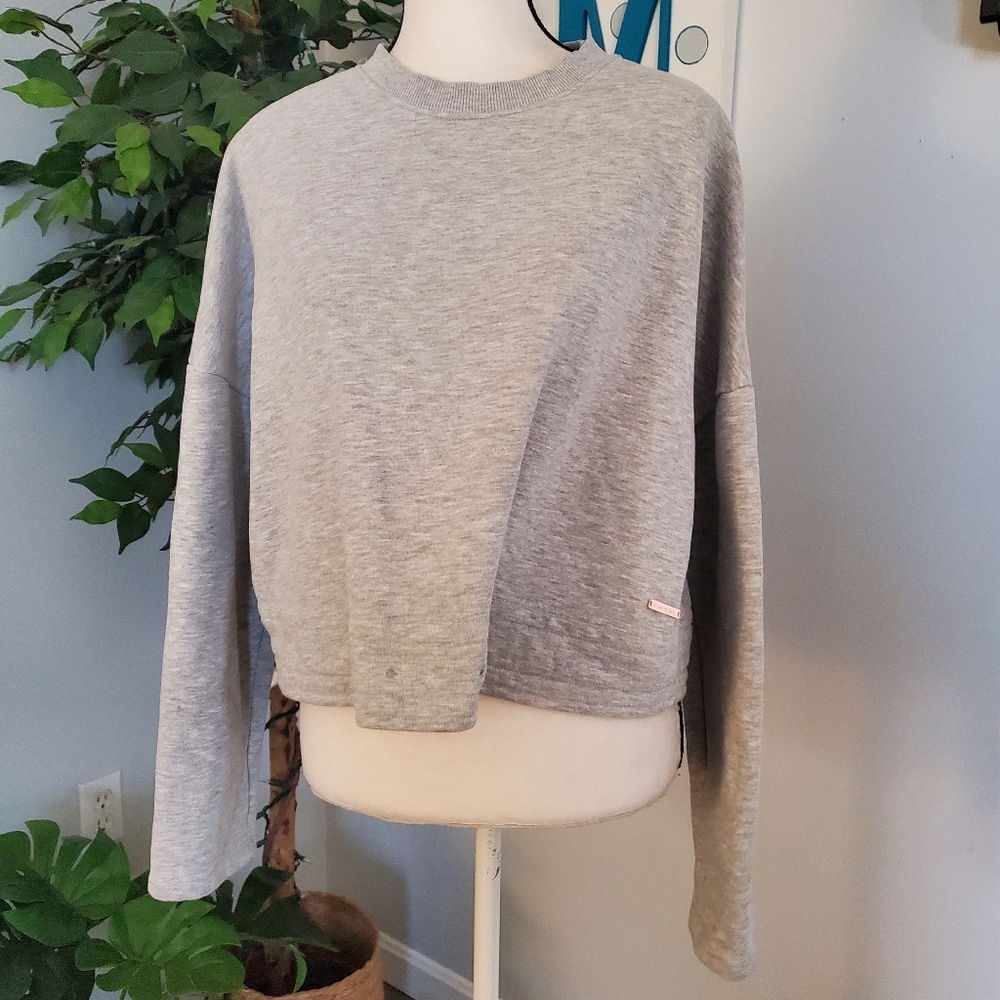 SWEATY BETTY Cropped Crewneck Oversized Sweatshirt XL